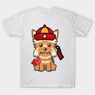 Lunar New Year Yorkshire Terrier T-Shirt